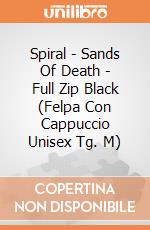 Spiral - Sands Of Death - Full Zip Black (Felpa Con Cappuccio Unisex Tg. M) gioco di Spiral