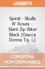 Spiral - Skulls N' Roses - Slant Zip Biker Black (Giacca Donna Tg. L) gioco