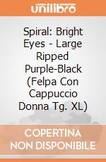 Spiral: Bright Eyes - Large Ripped Purple-Black (Felpa Con Cappuccio Donna Tg. XL) gioco