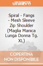 Spiral - Fangs - Mesh Sleeve Zip Shoulder (Maglia Manica Lunga Donna Tg. XL) gioco