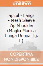 Spiral - Fangs - Mesh Sleeve Zip Shoulder (Maglia Manica Lunga Donna Tg. L) gioco