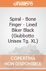 Spiral - Bone Finger - Lined Biker Black (Giubbotto Unisex Tg. XL) gioco