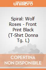 Spiral: Wolf Roses - Front Print Black (T-Shirt Donna Tg. L) gioco