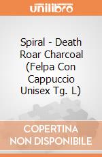 Spiral - Death Roar Charcoal (Felpa Con Cappuccio Unisex Tg. L) gioco