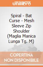 Spiral - Bat Curse - Mesh Sleeve Zip Shoulder (Maglia Manica Lunga Tg. M) gioco