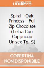 Spiral - Oak Princess - Full Zip Chocolate (Felpa Con Cappuccio Unisex Tg. S) gioco