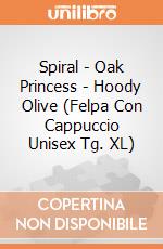 Spiral - Oak Princess - Hoody Olive (Felpa Con Cappuccio Unisex Tg. XL) gioco