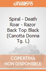 Spiral - Death Roar - Razor Back Top Black (Canotta Donna Tg. L) gioco