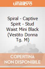 Spiral - Captive Spirit - Stud Waist Mini Black (Vestito Donna Tg. M) gioco