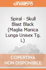 Spiral - Skull Blast Black (Maglia Manica Lunga Unisex Tg. L) gioco di Spiral