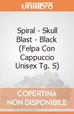 Spiral - Skull Blast - Black (Felpa Con Cappuccio Unisex Tg. S) gioco