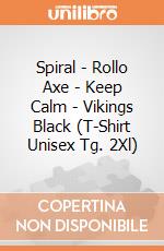 Spiral - Rollo Axe - Keep Calm - Vikings Black (T-Shirt Unisex Tg. 2Xl) gioco