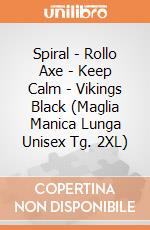 Spiral - Rollo Axe - Keep Calm - Vikings Black (Maglia Manica Lunga Unisex Tg. 2XL) gioco
