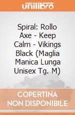 Spiral: Rollo Axe - Keep Calm - Vikings Black (Maglia Manica Lunga Unisex Tg. M) gioco
