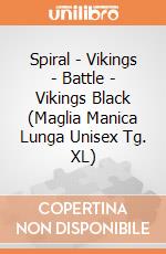Spiral - Vikings - Battle - Vikings Black (Maglia Manica Lunga Unisex Tg. XL) gioco