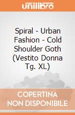 Spiral - Urban Fashion - Cold Shoulder Goth (Vestito Donna Tg. XL) gioco
