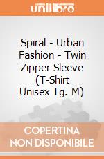 Spiral - Urban Fashion - Twin Zipper Sleeve (T-Shirt Unisex Tg. M) gioco di Spiral