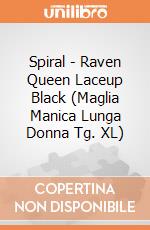 Spiral - Raven Queen Laceup Black (Maglia Manica Lunga Donna Tg. XL) gioco