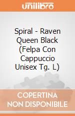 Spiral - Raven Queen Black (Felpa Con Cappuccio Unisex Tg. L) gioco