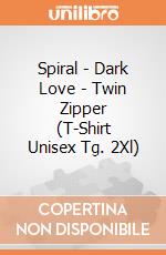 Spiral - Dark Love - Twin Zipper (T-Shirt Unisex Tg. 2Xl) gioco di Spiral