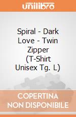 Spiral - Dark Love - Twin Zipper (T-Shirt Unisex Tg. L) gioco di Spiral