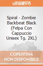 Spiral - Zombie Backbeat Black (Felpa Con Cappuccio Unisex Tg. 2XL) gioco