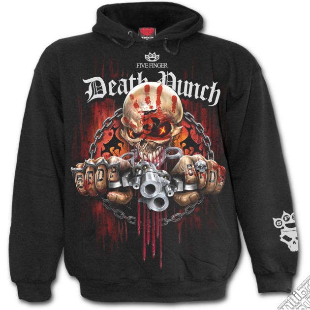 Five Finger Death Punch: Spiral - Assassin - Licensed Band Black (Felpa Con Cappuccio Unisex Tg. S) gioco