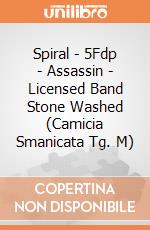 Spiral - 5Fdp - Assassin - Licensed Band Stone Washed (Camicia Smanicata Tg. M) gioco di Spiral