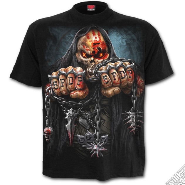 Five Finger Death Punch: Spiral - 5Fdp Game Over - Licensed Band Black (T-Shirt Unisex Tg. M) gioco di Spiral