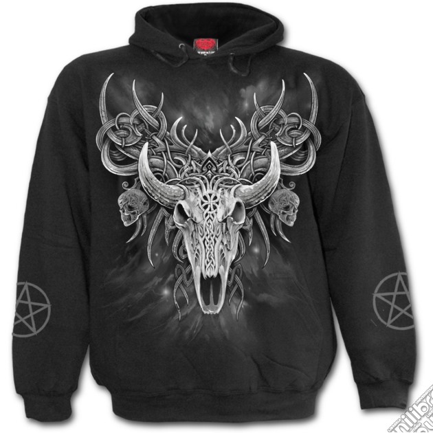 Spiral - Horned Spirit Black (Felpa Con Cappuccio Unisex Tg. 2XL) gioco di Spiral