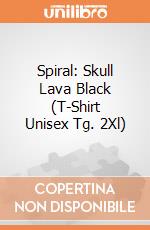 Spiral: Skull Lava Black (T-Shirt Unisex Tg. 2Xl) gioco di Spiral
