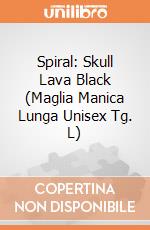 Spiral: Skull Lava Black (Maglia Manica Lunga Unisex Tg. L) giochi