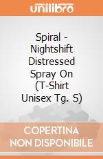 Spiral - Nightshift Distressed Spray On (T-Shirt Unisex Tg. S) gioco di Spiral