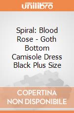 Spiral: Blood Rose - Goth Bottom Camisole Dress Black Plus Size giochi
