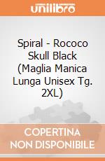 Spiral - Rococo Skull Black (Maglia Manica Lunga Unisex Tg. 2XL) gioco di Spiral