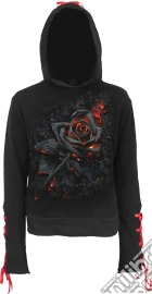Spiral - Burnt Rose - Red Ribbon Gothic Black (Felpa Con Cappuccio Donna Tg. S) gioco