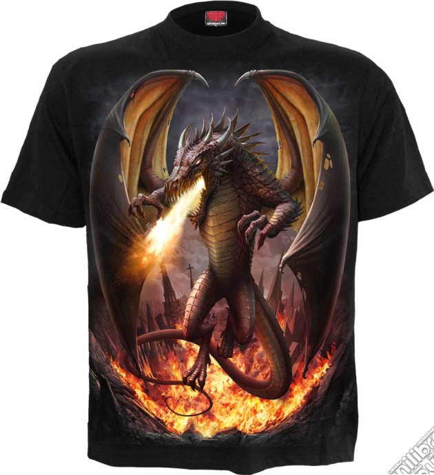 Spiral - Draco Unleashed Black (T-Shirt Unisex Tg. L) gioco