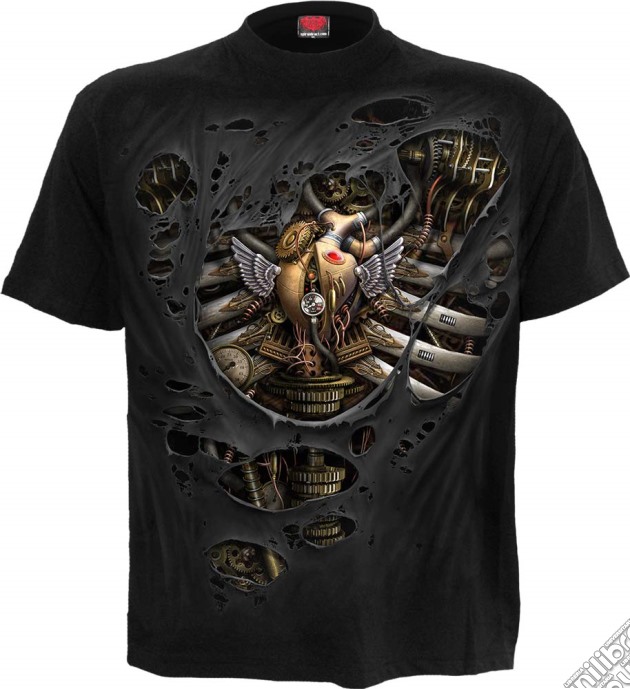 Spiral - Steam Punk Ripped Black (T-Shirt Unisex Tg. L) gioco