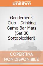 Gentlemen's Club - Drinking Game Bar Mats (Set 30 Sottobicchieri) gioco