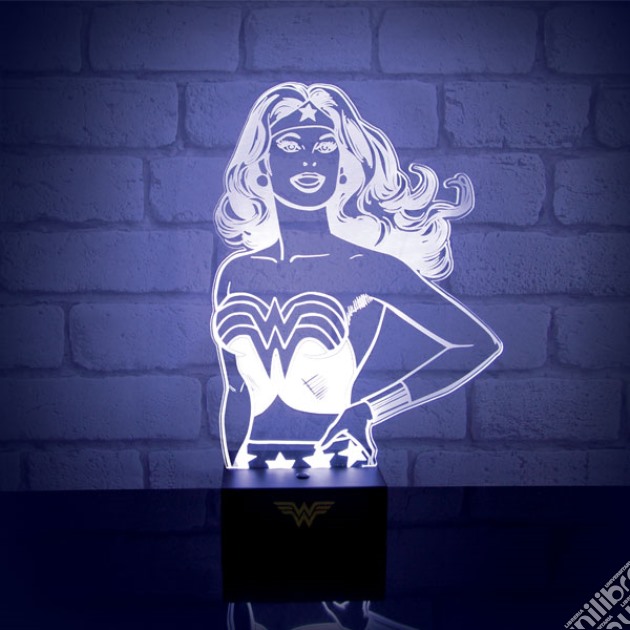 Lampada Acrylic 3D DC Comics-WonderWoman gioco di GLAM