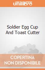 Soldier Egg Cup And Toast Cutter gioco di Paladone