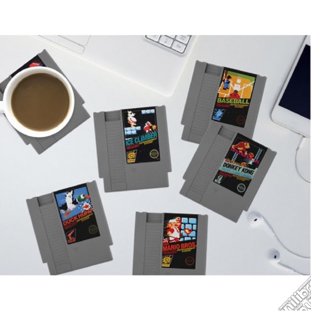 Nintendo: Nes Cartridge Coasters (Set Sottobicchieri) gioco di Paladone