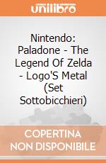 Nintendo: Paladone - The Legend Of Zelda - Logo'S Metal (Set Sottobicchieri) gioco