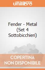 Fender - Metal (Set 4 Sottobicchieri) giochi