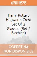 Harry Potter: Hogwarts Crest Set Of 2 Glasses (Set 2 Bicchieri) gioco