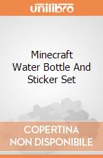 Minecraft Water Bottle And Sticker Set gioco di GAF