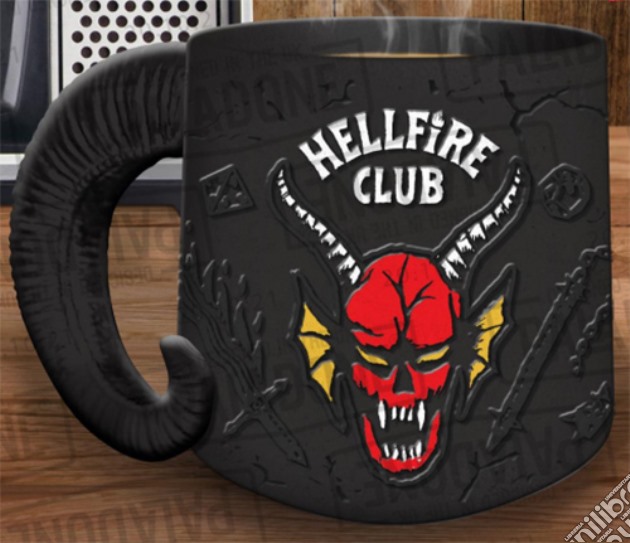 Stranger Things: Paladone - Hellfire Club Demon Embossed Mug gioco di GAF
