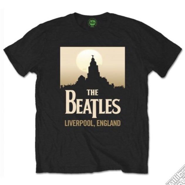 Beatles (The): Liverpool England Black (T-Shirt Unisex Tg. M) gioco di Rock Off