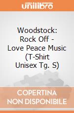 Woodstock: Rock Off - Love Peace Music (T-Shirt Unisex Tg. S) giochi