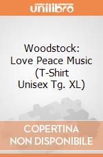 Woodstock: Love Peace Music (T-Shirt Unisex Tg. XL) gioco di Rock Off